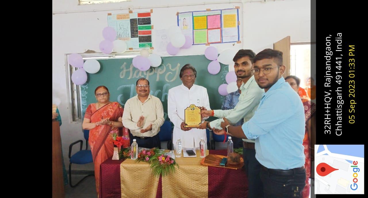 Govt. Digvijay Autonomous College-Teacher's Day Celebration