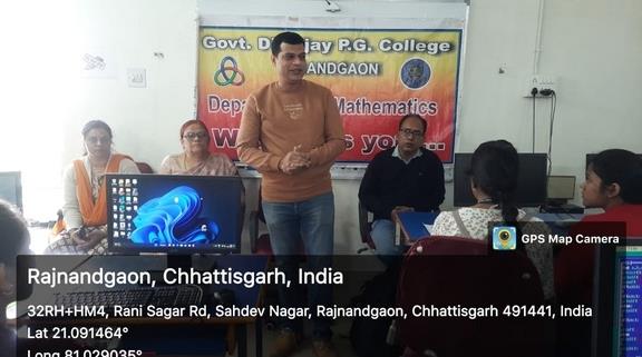 Govt. Digvijay Autonomous College-गणित विभाग में अतिथि व्याख्यान