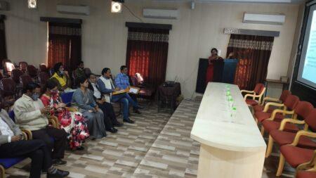 Govt. Digvijay Autonomous College-उच्च शिक्षा की टीम ने महाविद्यालय का निरीक्षण किया।