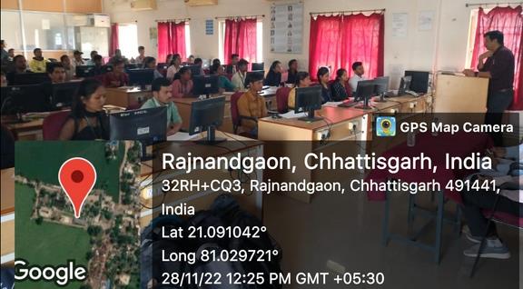 Govt. Digvijay Autonomous College-कम्प्यूटर विभाग में पाइथन प्रोग्रामिंग पर अतिथि व्याख्यान