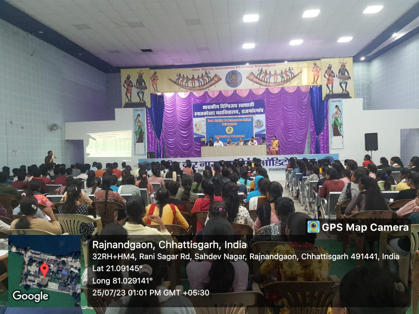 Govt. Digvijay Autonomous College-Induction Program